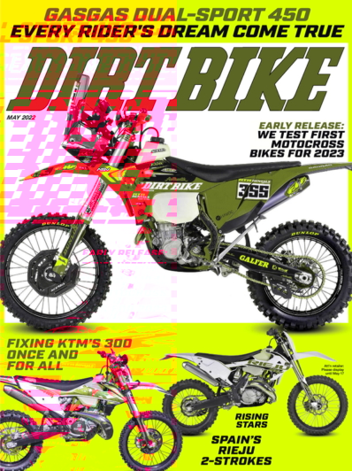 Dirt Bike May 01, 2022 Issue Cover