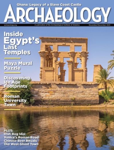 Archaeology November 01, 2021 Issue Cover