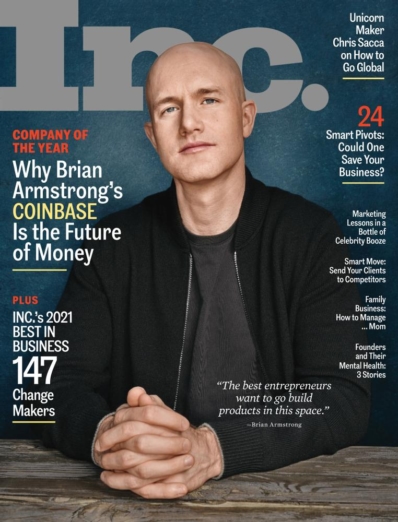 Inc. Magazine December 01, 2021 Issue Cover