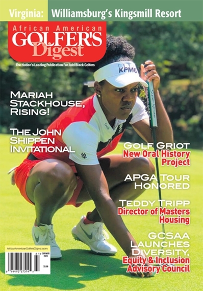African Amercian Golfer's Digest June 01, 2021 Issue Cover