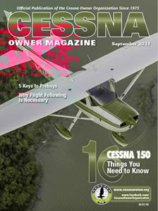 Cessna Owner September 01, 2021 Issue Cover
