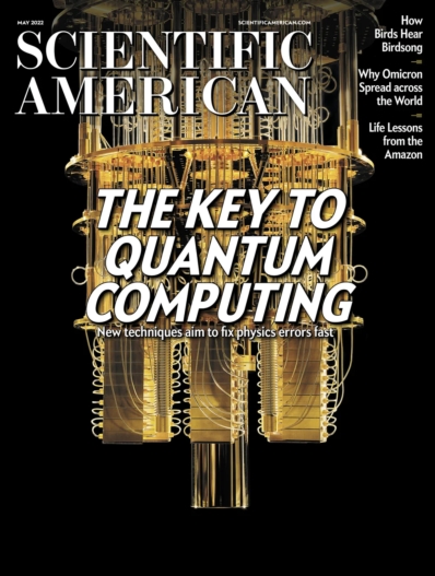 Scientific American May 01, 2022 Issue Cover