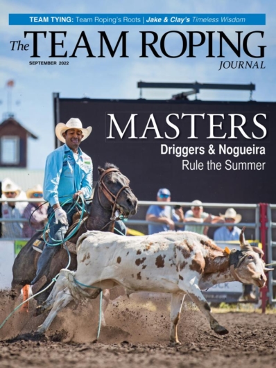The Team Roping Journal September 01, 2022 Issue Cover