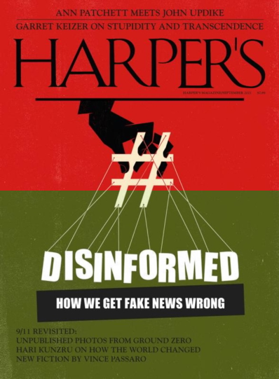 Harper's September 01, 2021 Issue Cover