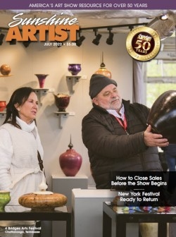 Sunshine Artist July 01, 2022 Issue Cover
