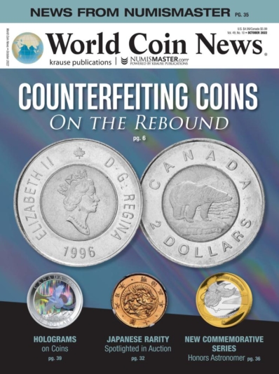 World Coin News October 01, 2022 Issue Cover