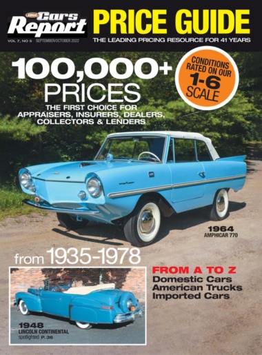 Old Cars Report Price Guide September 01, 2022 Issue Cover