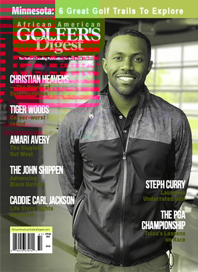 African Amercian Golfer's Digest March 01, 2022 Issue Cover