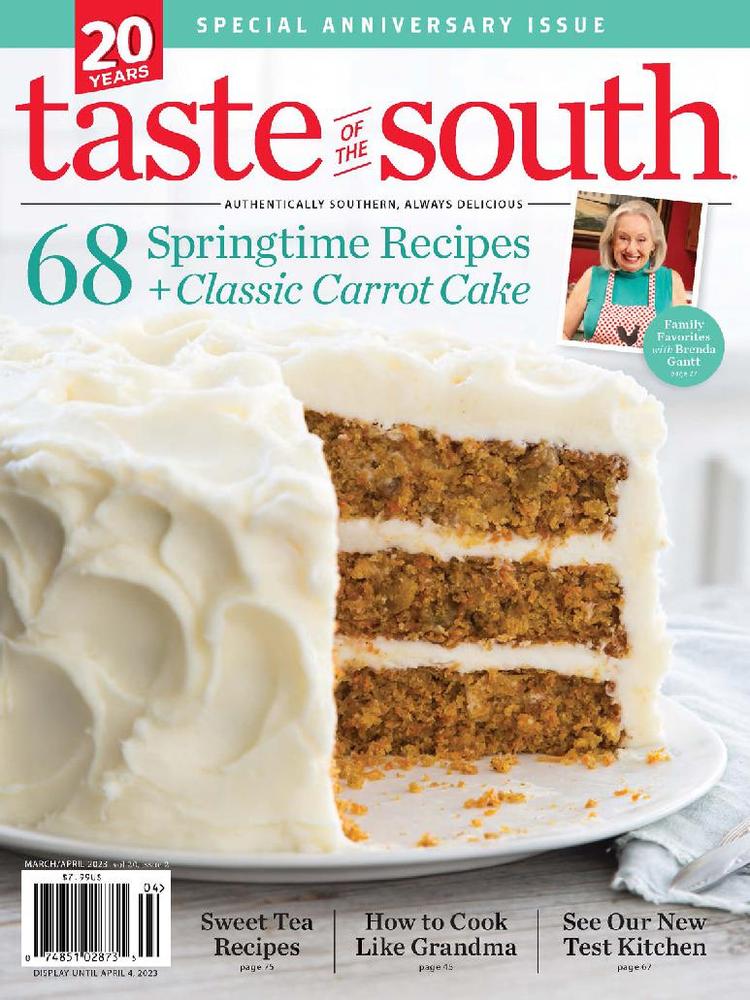 Taste Of The South Magazine Subscription Taste of the South