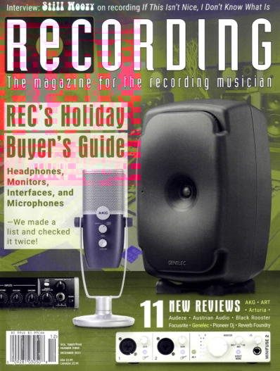 Recording Magazine December 01, 2021 Issue Cover