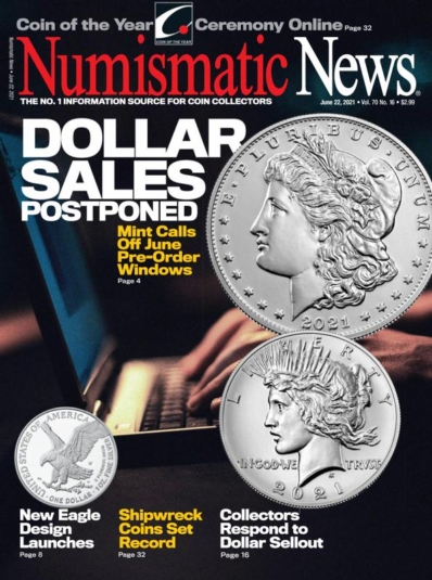 Numismatic News June 22, 2021 Issue Cover