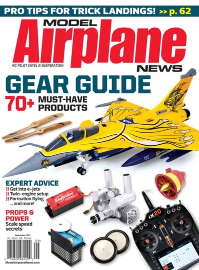 Model Airplane News September 01, 2021 Issue Cover