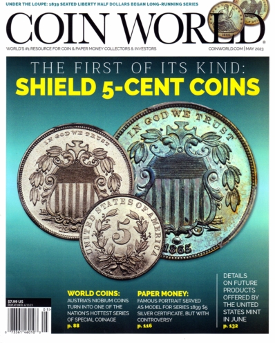 Coin World Monthly May 01, 2023 Issue Cover