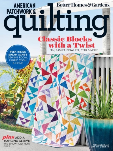 American Patchwork & Quilting June 01, 2021 Issue Cover