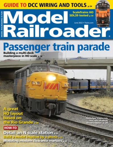 Model Railroader June 01, 2022 Issue Cover