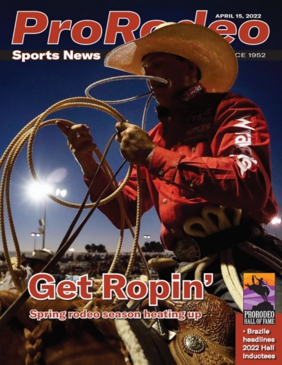 Pro Rodeo Sports News April 15, 2022 Issue Cover