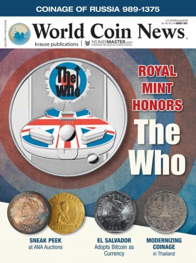 World Coin News August 01, 2021 Issue Cover