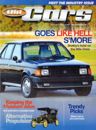 Old Cars January 15, 2023 Issue Cover
