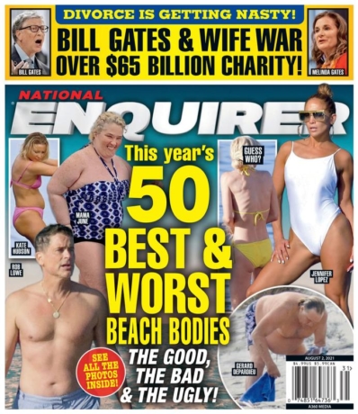 National Enquirer August 02, 2021 Issue Cover