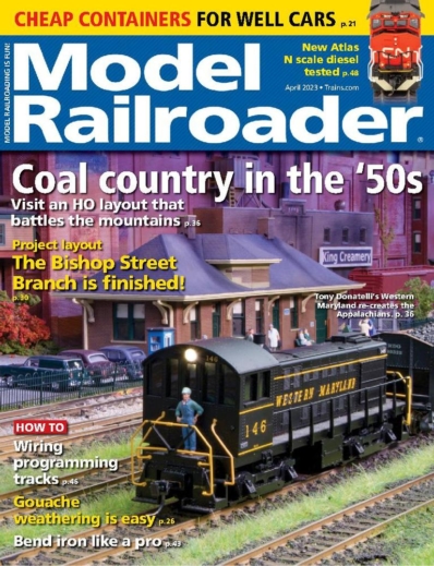 Model Railroader April 01, 2023 Issue Cover