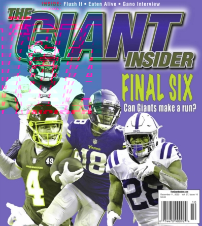 Giants Insider December 11, 2022 Issue Cover