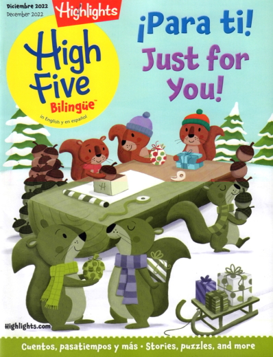 Highlights High Five Bilingue December 01, 2022 Issue Cover