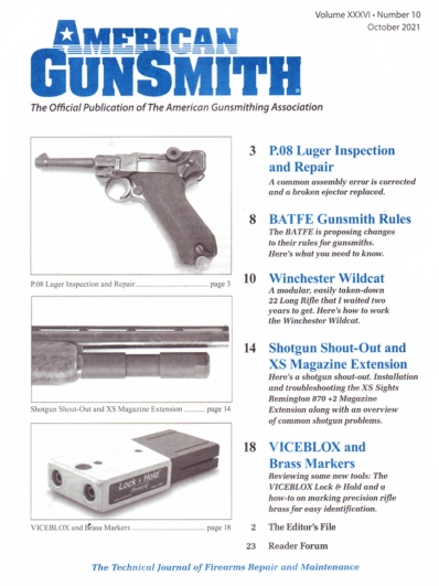 American Gunsmith October 01, 2021 Issue Cover
