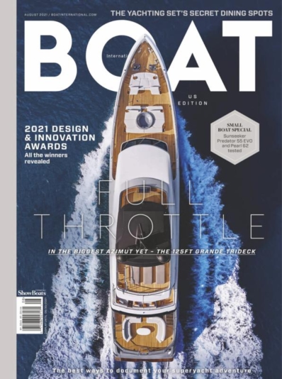 Boat International August 01, 2021 Issue Cover