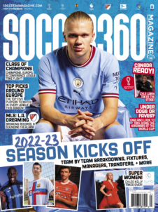 soccer magazine cover