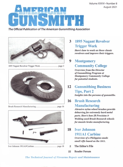 American Gunsmith August 01, 2021 Issue Cover