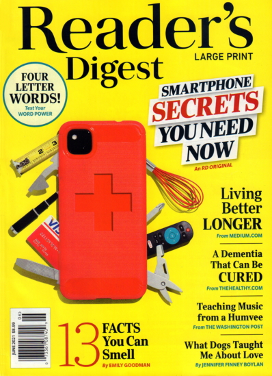 Reader's Digest - Large Print Edition June 01, 2021 Issue Cover