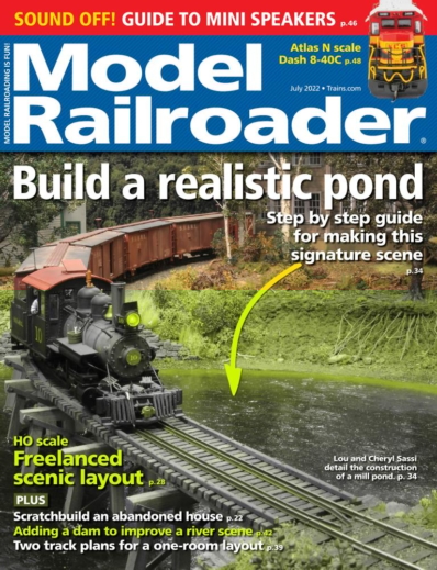 Model Railroader July 01, 2022 Issue Cover