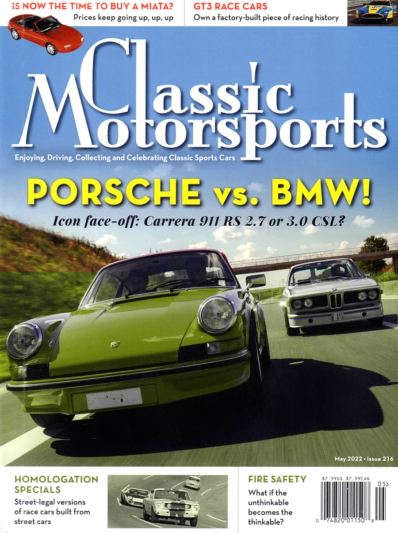 Classic Motorsports May 01, 2022 Issue Cover