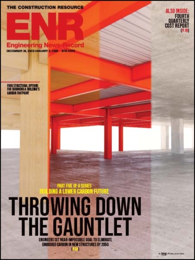 Engineering News Record December 26, 2022 Issue Cover