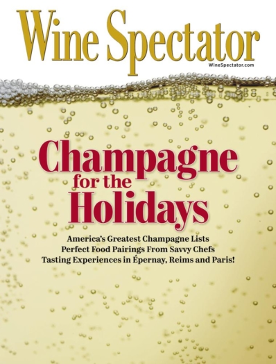 Wine Spectator December 15, 2022 Issue Cover