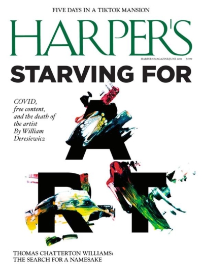 Harper's June 01, 2021 Issue Cover