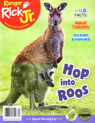 Ranger Rick Jr. April 01, 2022 Issue Cover