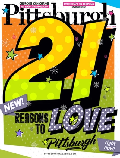 Pittsburgh Magazine December 01, 2021 Issue Cover