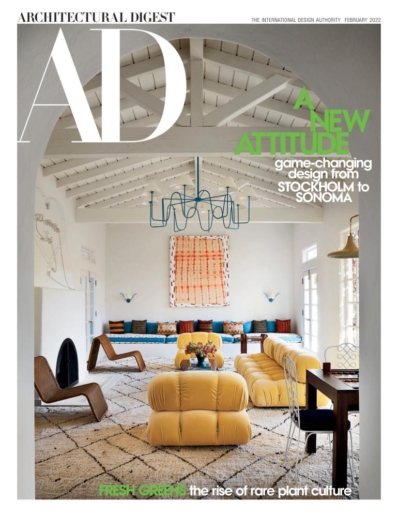 Architectural Digest February 01, 2022 Issue Cover