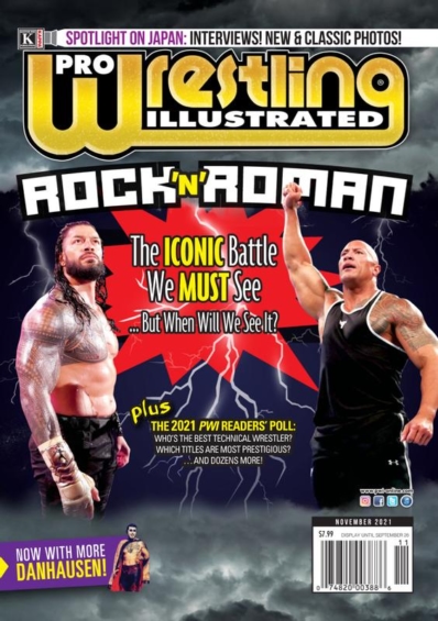 Pro Wrestling Illustrated November 01, 2021 Issue Cover