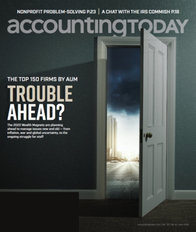 Accounting Today June 01, 2022 Issue Cover