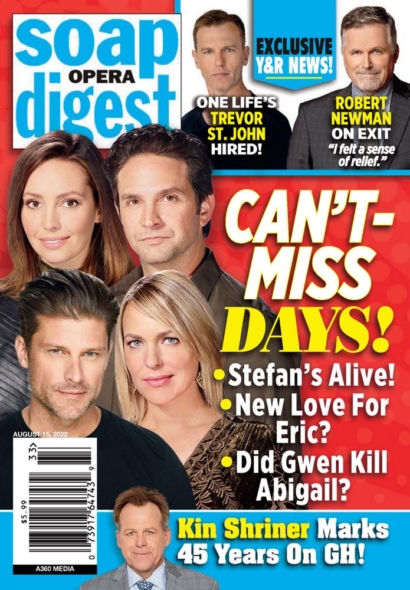 Soap Opera Digest August 15, 2022 Issue Cover
