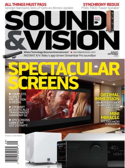 Sound & Vision August 01, 2021 Issue Cover