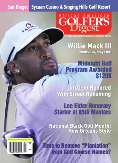 African Amercian Golfer's Digest March 01, 2021 Issue Cover
