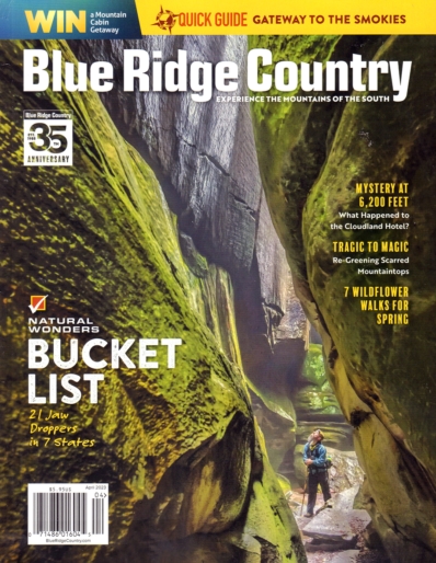 Blue Ridge Country April 01, 2023 Issue Cover