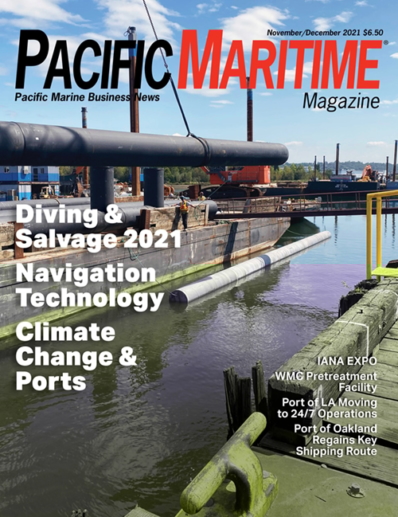 Pacific Maritime November 01, 2021 Issue Cover