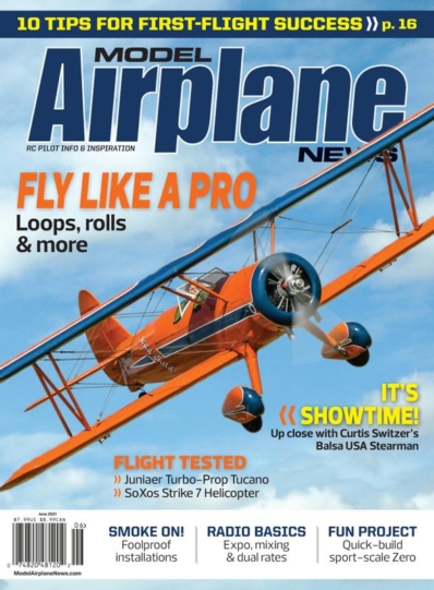 Model Airplane News June 01, 2021 Issue Cover