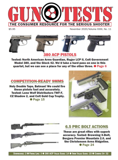 Gun Tests | 11/1/2020 Cover