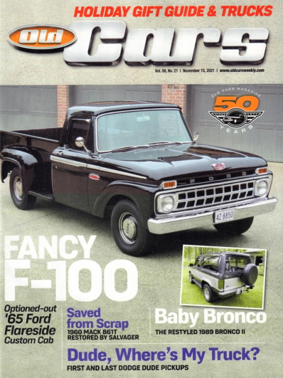 Old Cars November 15, 2021 Issue Cover