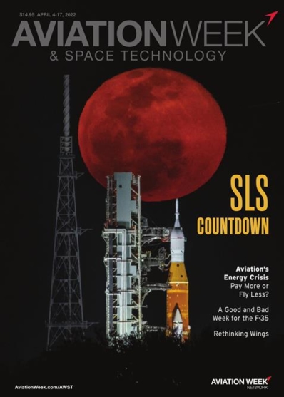 Aviation Week & Space Technology April 04, 2022 Issue Cover